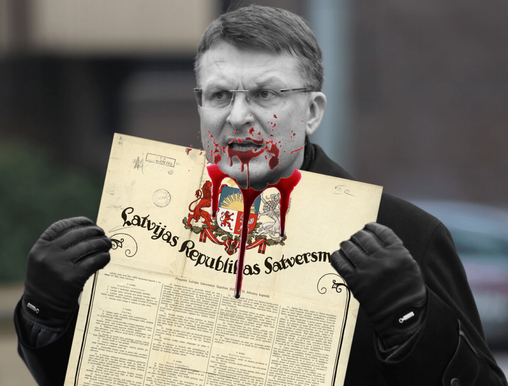 Šlesers atkal grib izvarot Satversmi