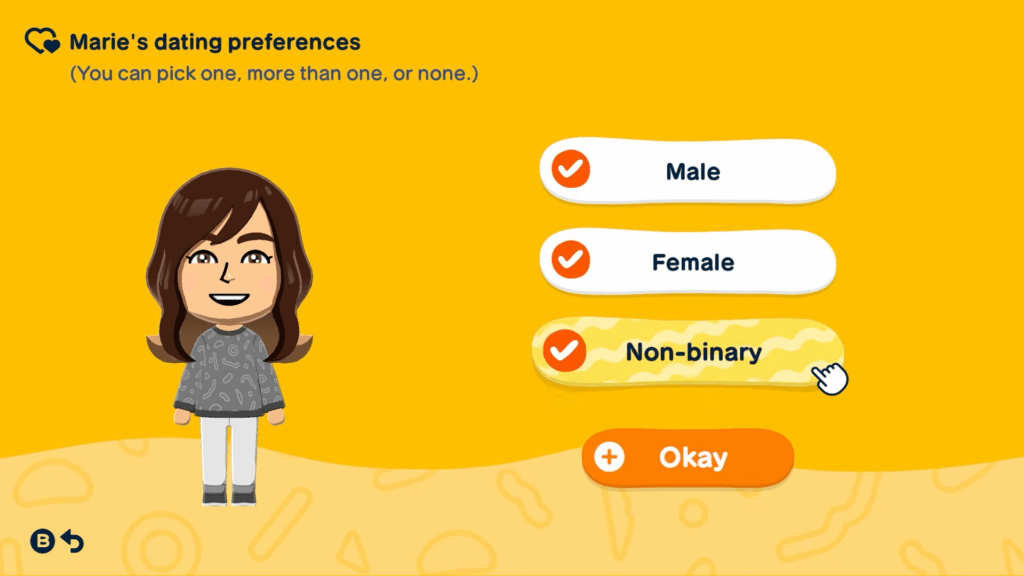 Nintendo jaunā Tomodachi Life spēle ievieš nebinārus varoņus un viendzimuma pārus